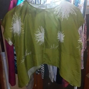 Green Floral Top (Misslook)